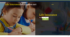 Desktop Screenshot of life-insurance-information.net