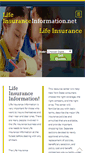 Mobile Screenshot of life-insurance-information.net