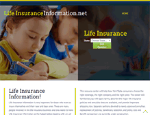 Tablet Screenshot of life-insurance-information.net